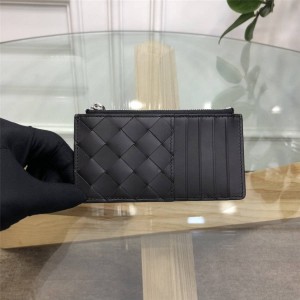 Bottega Veneta BV official website new woven leather long card holder