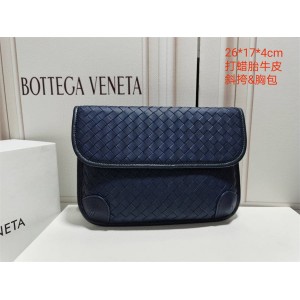 Bottega veneta BV official website waxed tire leather crossbody chest bag