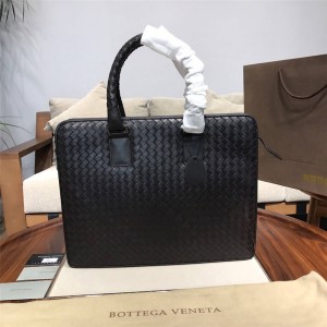 Bottega Veneta bv men's woven tire leather briefcase 65302