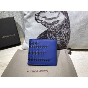 Bottega Veneta bv mixed woven leather short bi-fold wallet 73011