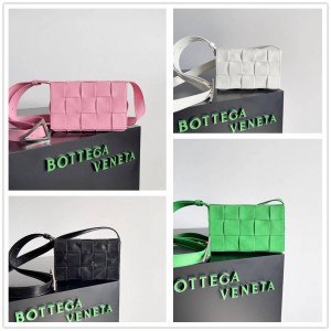 Bottega Veneta bv 717587 Oil Wax Leather Cassette Small Crossbody Bag