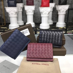 Bottega Veneta BV Men's Wallet Braided Business Card Card Case