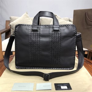 Bottega Veneta BV Men's Bag Classic Woven Leather Handbag Shoulder Briefcase