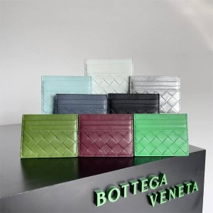 Bottega Veneta BV 743209 Intreciato Woven Credit Card Bag