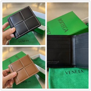 Bottega veneta BV 743004 Men's Cassette Double Fold Wallet