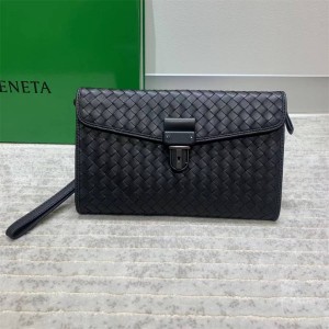 Bottega veneta BV Woven Cowhide Flap Handbag 7906