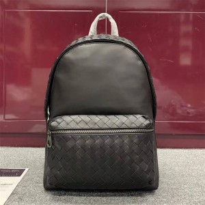 Bottega veneta BV New Knitted Cowhide Spliced Backpack