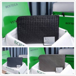 Bottega veneta BV Sheepskin Classic Woven Zipper Handbag