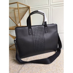 Bottega veneta BV new middle woven splicing portable Briefcase