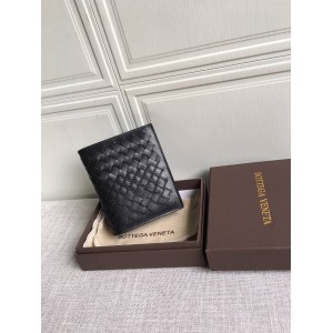 Bottega veneta BV fetal cowhide 344 embroidered short double fold wallet