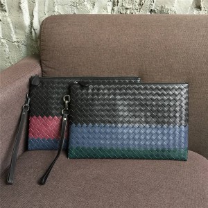 BOTTEGA VENETA BV clutch bag hand-stitched color woven storage bag