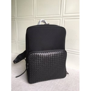 Bottega veneta BV New Men's Bag Canvas Panel Leather Woven Backpack 6108