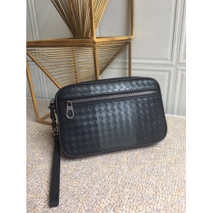 Bottega veneta BV printed woven leather zipper storage bag handbag