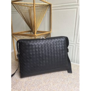 Bottega veneta BV New Medium Grid Woven Cowhide Computer Bag Handbag