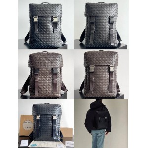 Bottega veneta BV 766580 Intreccciato Woven Flip Cover Backpack