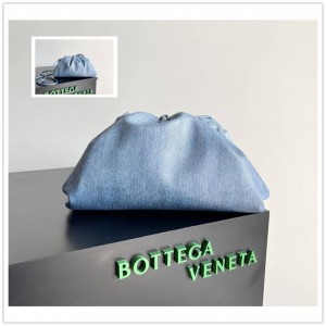 Bottega veneta BV 585852 576227 Pouch denim leather handbag