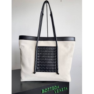 Bottega veneta BV 755776 Portello Tote Large Canvas Handbag