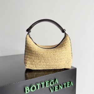 Bottega veneta BV 786975 Lafite Grass Woven Wallace Shoulder Bag