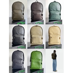 Bottega veneta BV 730732 Medium Intreccciato Woven Backpack