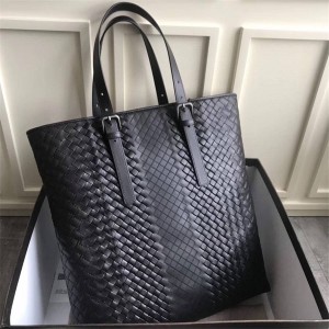 Bottega Veneta BV Men's Bag New Feather Cowhide Shopping Bag Handbag