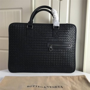 Bottega Veneta BV Men's Bag New Leather Woven Briefcase