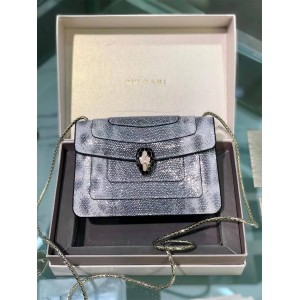 Bvlgari 288113 Snake Skin Serpenti Forever Mini Chain Bag