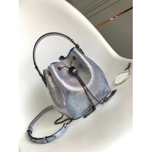 Bvlgari Serpenti Forever Snake Skin Bucket Bag