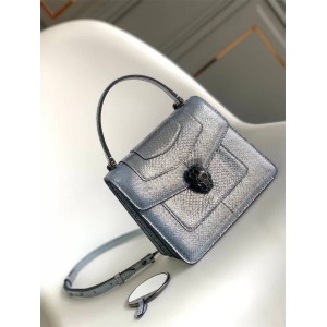 Bvlgari SERPENTI FOREVER Snake Skin Snakehead Bag Handbag