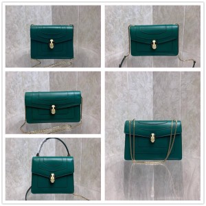 Bvlgari 34559/39174/37044/35106/38329 Serpenti Forever handbag green