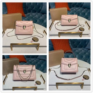 Bvlgari SERPENTI FOREVER handbag macaron pink