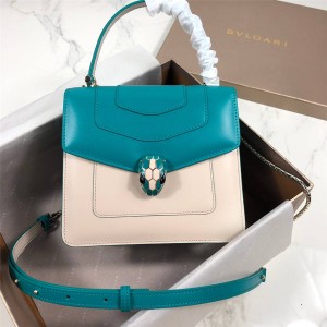 Bvlgari bag new color matching three-layer hand strap shoulder bag 288687