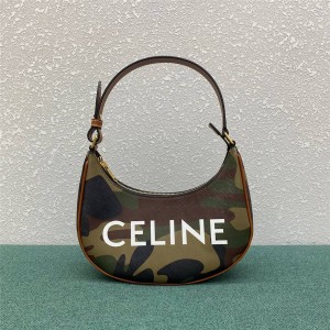 celine AVA TRIOMPHE camouflage shoulder bag underarm bag 193952