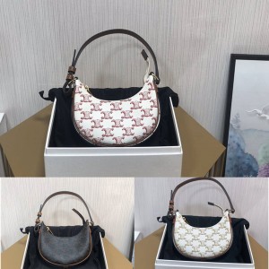 Celine Mini AVA Logo Printed Cow Leather Handbag 10I602/101602