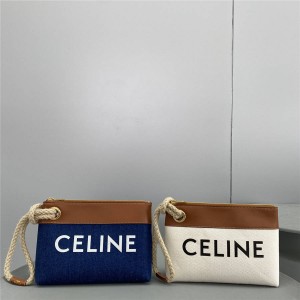 celine MARIN denim and cow leather handbag 10H772