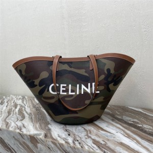 celine COUFFIN medium camouflage print handbag 196952/196262