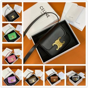 Celine 10I513/10I512 TRIOMPHE Mini Earphone Bag Mouth Red Envelope 101513