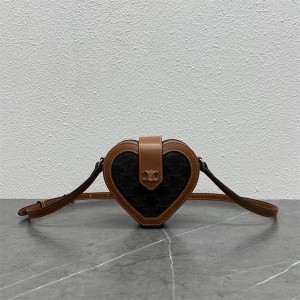 Celine198212 TAMBOUR COEUR Heart shaped Makeup Box Bag Love Bag