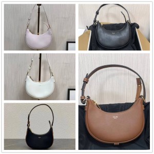 Celine 10I603 Mini AVA Smooth Cow Leather Handbag Underarm Bag 101602