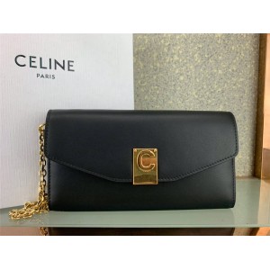 celine bag leather C buckle WOC chain bag 10B903