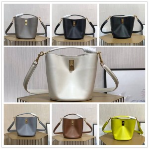 Celine 197573 TEEN BUCKET 16 small leather bucket bag 195573