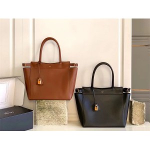 Celine 199773 CABAS Medium Smooth Calf Leather Tote Bag