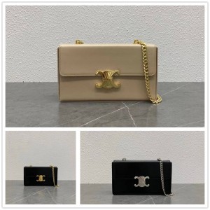 Celine 110803 BOX TRIOMPHE Chain Bag Box Bag