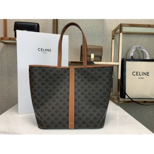 Celine new TRIOMPHE canvas medium shopping bag 191112