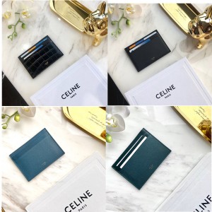 celine Multifunctional Cardholder in Short Grained Calfskin