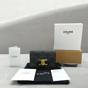 Celine 10I582 TRIOMPHE Logo Printed Card Bag 60137