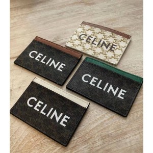 Celine 10B702 Letter Printed Logo Printed Card Bag