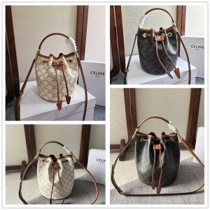 Celine Silin 121672/116882 TEEN CLARA logo printed handbag