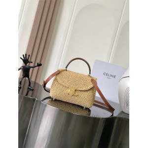Celine 118112 woven TEEN NINO handbag 118113