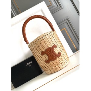 Celine 190042 woven basket bag