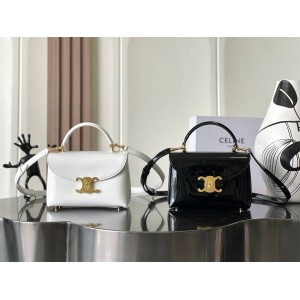 Celine 118113 patent leather TEEN NINO handbag